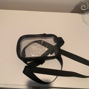 Clear crossbody purse